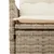 Produktbild 5 för Bistrogrupp med dynor 3 delar beige konstrotting