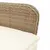 Produktbild 5 för Matgrupp för trädgården med dynor 11 delar beige konstrotting