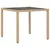 Produktbild 4 för Matgrupp för trädgård med dynor 3 delar beige konstrotting&glas