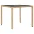 Produktbild 4 för Matgrupp för trädgård med dynor 5 delar beige konstrotting&glas
