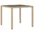 Produktbild 4 för Matgrupp för trädgård med dynor 5 delar beige konstrotting&glas
