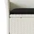 Produktbild 5 för Matgrupp för trädgården med dynor 9 delar vit konstrotting&glas