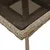 Produktbild 6 för Matgrupp för trädgård med dynor 5 delar beige konstrotting&glas
