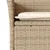 Produktbild 5 för Matgrupp för trädgård med dynor 5 delar beige konstrotting&glas