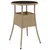 Produktbild 4 för Matgrupp för trädgård med dynor 5 delar beige konstrotting&glas