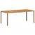 Produktbild 4 för Matgrupp för trädgården med dynor 9 delar beige konstrotting