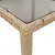 Produktbild 6 för Matgrupp för trädgård med dynor 5 delar beige konstrotting&glas