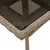 Produktbild 6 för Matgrupp för trädgård med dynor 5 delar beige konstrotting&glas