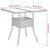Produktbild 9 för Matgrupp för trädgård med dynor 5 delar beige konstrotting&glas