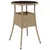 Produktbild 4 för Matgrupp för trädgård med dynor 3 delar beige konstrotting&glas