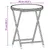 Produktbild 9 för Bistrogrupp med dynor 3 delar beige konstrotting och glas