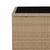 Produktbild 4 för Matgrupp för trädgården 3 delar med dynor beige konstrotting