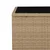 Produktbild 4 för Matgrupp för trädgården 3 delar med dynor beige konstrotting