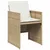 Produktbild 5 för Matgrupp för trädgården med dynor 13 delar beige konstrotting