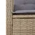Produktbild 5 för Matgrupp för trädgården med dynor 5 delar beige konstrotting