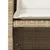 Produktbild 9 för Trädgårdsstolar med dynor 4 st beige konstrotting