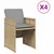 Produktbild 2 för Trädgårdsstolar med dynor 4 st blandad beige konstrotting