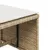 Produktbild 9 för Trädgårdspallar med dynor 4 st beige 40x40x35 cm konstrotting