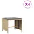 Produktbild 2 för Trädgårdspallar m. dynor 4 st mix beige 40x40x35cm konstrotting