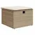 Produktbild 6 för Matgrupp för trädgården med dynor 8 delar beige konstrotting
