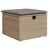 Produktbild 7 för Soffgrupp för trädgården med dynor 9 delar beige konstrotting