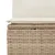 Produktbild 11 för Matgrupp för trädgården med dynor 8 delar beige konstrotting