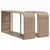 Produktbild 8 för Loungegrupp för trädgården m. dynor 11 delar beige konstrotting