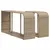 Produktbild 8 för Loungegrupp för trädgården m. dynor 11 delar beige konstrotting