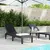 Produktbild 3 för Solsäng svart 159x57x83,5 cm polypropylen
