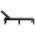 Produktbild 5 för Solsäng svart 159x57x83,5 cm polypropylen