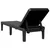 Produktbild 6 för Solsäng svart 159x57x83,5 cm polypropylen