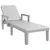 Produktbild 2 för Solsäng grå 159x68x83,5 cm polypropylen