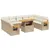 Produktbild 2 för Loungegrupp för trädgården m. dynor 11 delar beige konstrotting