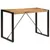 Produktbild 10 för Matbord 120x55x76 cm massivt grovt mangoträ