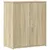 Produktbild 4 för Skänkar 2 st sonoma-ek 60x31x70 cm konstruerat trä