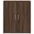 Produktbild 5 för Skänkar 2 st brun ek 60x31x70 cm konstruerat trä