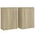 Produktbild 2 för Skänkar 2 st sonoma-ek 60x31x84 cm konstruerat trä