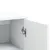 Produktbild 7 för Skänkar 2 st vit 60x31x84 cm konstruerat trä