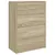 Produktbild 4 för Skänkar 2 st sonoma-ek 60x31x84 cm konstruerat trä
