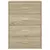 Produktbild 5 för Skänkar 2 st sonoma-ek 60x31x84 cm konstruerat trä
