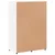 Produktbild 9 för Skänkar 2 st vit 60x31x84 cm konstruerat trä
