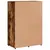 Produktbild 9 för Skänkar 2 st rökfärgad ek 60x31x84 cm konstruerat trä