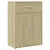 Produktbild 4 för Skänkar 2 st sonoma-ek 60x30x84 cm konstruerat trä