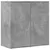 Produktbild 4 för Skänkar 2 st betonggrå 79x38x80 cm konstruerat trä