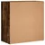 Produktbild 7 för Skänkar 2 st rökfärgad ek 79x38x80 cm konstruerat trä
