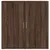 Produktbild 5 för Skänkar 2 st brun ek 79x38x80 cm konstruerat trä