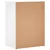 Produktbild 7 för Skänkar 2 st vit 60x39x80 cm konstruerat trä