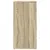 Produktbild 6 för Skänkar 2 st sonoma-ek 60x39x80 cm konstruerat trä