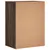 Produktbild 6 för Skänkar 2 st brun ek 60x39x80 cm konstruerat trä