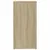 Produktbild 6 för Skänkar 2 st sonoma-ek 59x39x80 cm konstruerat trä
